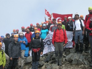 30 Ağustos Zafer Tırmanışı'nda Erdal Özbek temsil etti