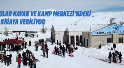 Yedikuyular Kayak ve Kamp Merkezi’ndeki tesisler kiraya veriliyor