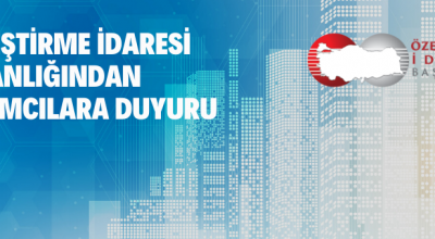 Özelleştirme İdaresi Başkanlığından Yatırımcılara Duyuru