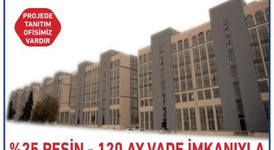 Şanlıurfa’da satılık 54 rezidans daire ve 32 iş yeri