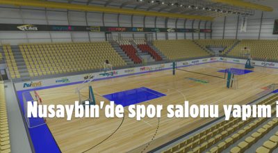 Nusaybin’de spor salon yapım ihalesi