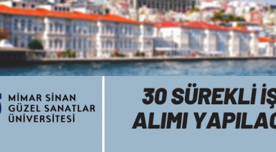 30 sürekli işçi alım ilanı