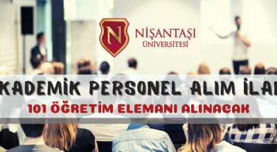 Nişantaşı Üniversitesinden akademik personel alım ilanı