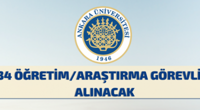 Ankara Üniversitesi’nden Araştırma-Öğretim Görevlisi alım ilanı