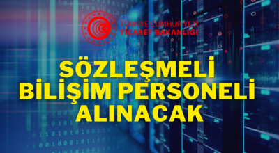 Sözleşmeli bilişim personeli alım ilanı