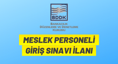 BDDK’dan personel alım ilanı