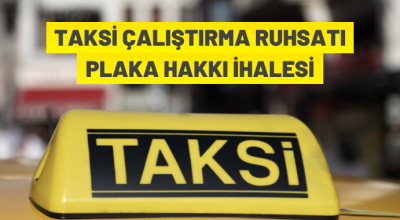 Yalova’da taksi plakaları tahsis edilecek