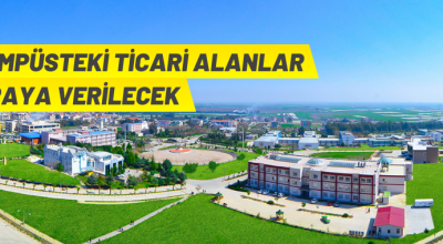 Üniversite içerisindeki ticari alanlar kiraya verilecek