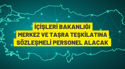 Sözleşmeli personel alım ilanı