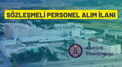 Sözleşmeli personel alım ilanı