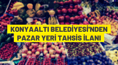 Pazar yeri tahsis ilanı