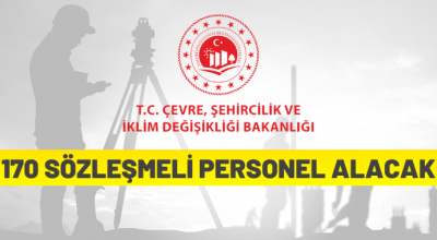 170 Sözleşmeli Personel alınacak