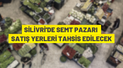 Maviyelken semt pazarında satış yeri tahsisi