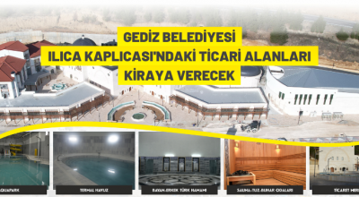 Ilıca Kaplıcasındaki ticari alanlar kiralanıyor