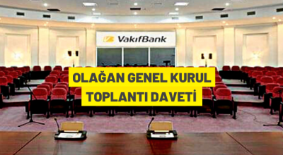 Olağan Genel Kurul Toplantısına davet