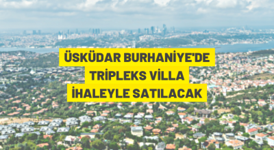 İstanbul’da villa satış ihalesi