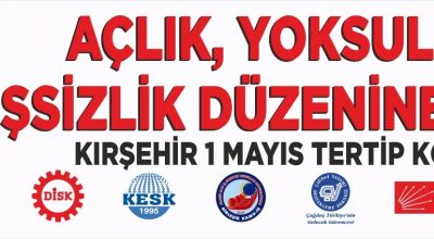 1 Mayıs İşçi Bayramı Kutlanacak