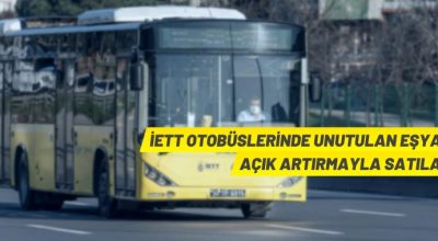 İETT otobüslerinde unutulan eşyalar açık artırmayla satılacak