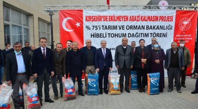 % 75 Hibeli Tohum Dağıtımı Gerçekleştirildi