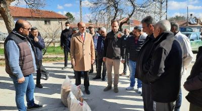 Boztepe’de Tohum Dağıtımı Yapıldı