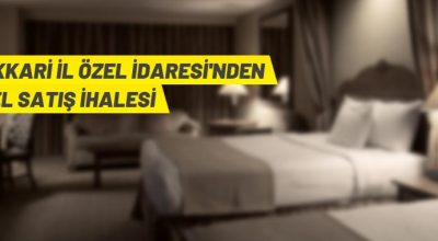 Hakkari’de otel satış ihalesi