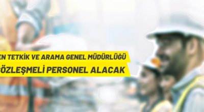 MTA Genel Müdürlüğü Sözleşmeli Personel alacak