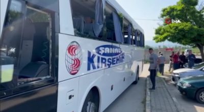 Kırşehir Otobüsüne Çirkin Saldırı