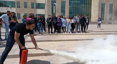 Ahi Evran Üniversitesi’nde Eğitim ve Tatbikat Düzenlendi