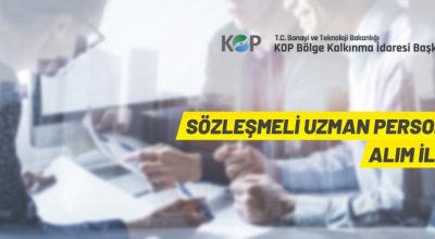 Konya Ovası Projesi Bölge Kalkınma İdaresi Başkanlığı Sözleşmeli Uzman alacak