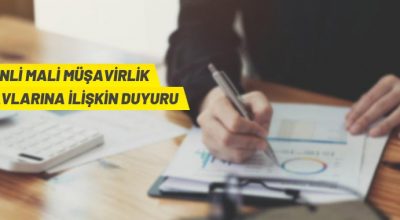 Yeminli Mali Müşavirlik Sınavlarına ilişkin duyuru