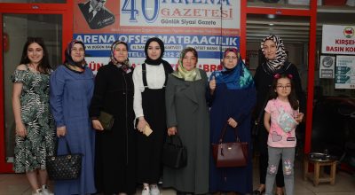 Sadet Partisi Kadın Kolları Teşkilatından Gazetemiz Arena’ya Ziyaret