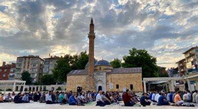 Bayramı namazı Tarihi Külliye’de kılındı