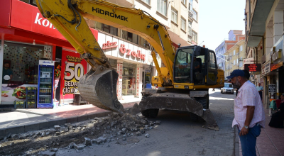 Yol Çalışmaları ‘Cadde Aralarında’ Devam Ediyor